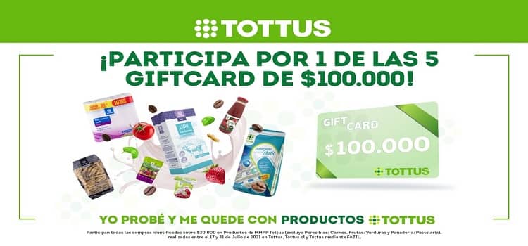Gift Card de Tottus